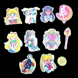 3/$20 10 pcs brand new waterproof Sailor Moon stickers #2